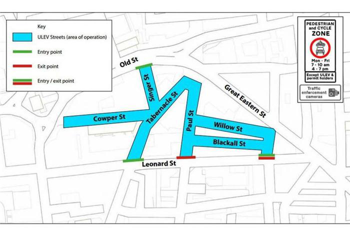倫敦部分區域將禁止燃油車進入
