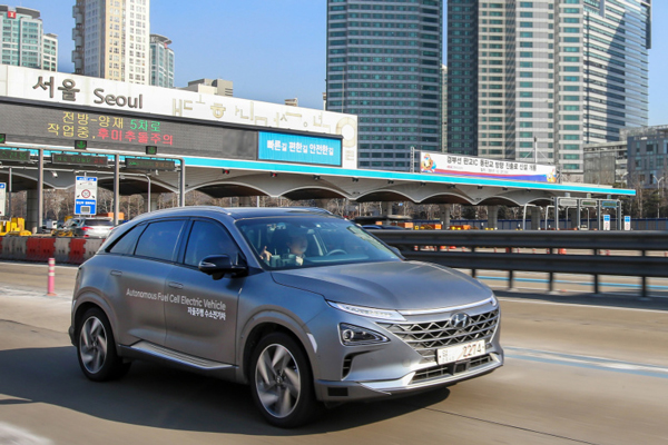 現(xiàn)代Nexo完成四級(jí)自動(dòng)駕駛測(cè)試