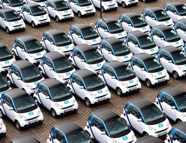 共享汽車布局中國三四線城市