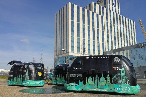 英國TRL測試自動駕駛豆莢車