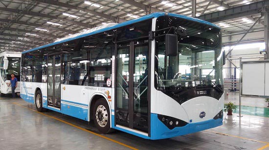太原第二批比亞迪純電動公交投入使用
