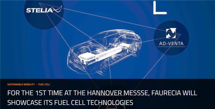 佛吉亞在漢諾威展示兩輛新能源技術
