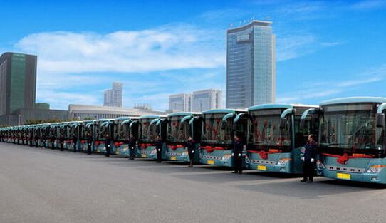 山東德州：樂陵投入40輛新能源公交示范運營