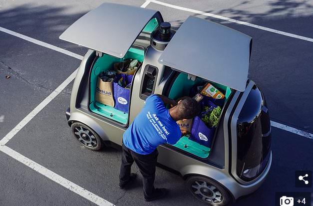 克羅格采用R1無人駕駛車輛開展配送服務(wù)