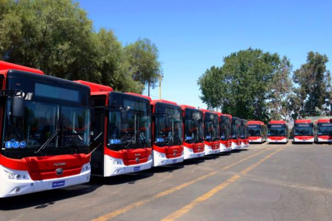 100臺宇通純電動客車登陸圣地亞哥 領跑中國客車品牌